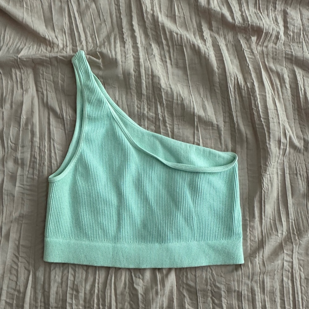 on shoulder tank top